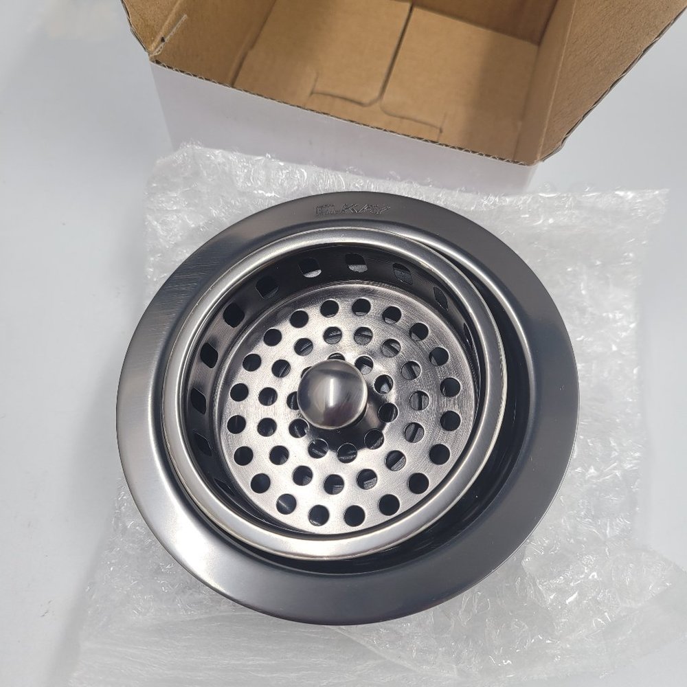 Elkay LKD35AS Antique Steel Disposer Flange and Removable Strainer  $59